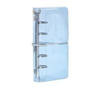 Classeur transparent pour cahier, protection de feuilles mobiles rechargeables pour agenda avec élastique, classeur transparent souple M2,5 pour étudiants, filles, maison, bureau, école, voyage