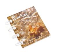 Classeur transparent pour documents, carnet avec autocollants, avec 20 pages intérieures, rangement de cartes photo, pour cartes de reçus, billets, étudiants, enseignants, bureau, projet manager