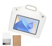 Classeur transparent, sac de rangement pour documents, organiseur étanche, sac de transport réutilisable pour documents, recettes, école, bureau