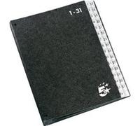 Classeur trieur 1-31 noir (5star) 20607-01 G