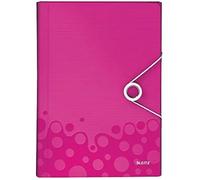 Classeur Trieur - Leitz - Wow - A4 - Polypropylène - Rose