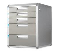 Classeur verrouillable à plusieurs tiroirs pour bureau et maison. Solution de rangement sécurisée pour documents et archives pour une gestion efficace des fichiers