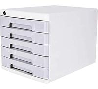 Classeur verrouillable avec poignée confortable - Boîte de rangement élégante en plastique - 27,1 x 36,1 x 27 cm - Idéal pour ranger des documents et des fichiers