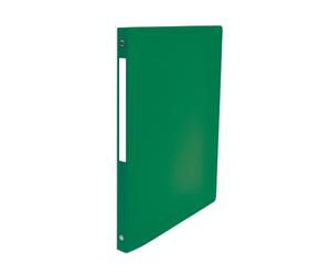 Classeur vert 4 anneaux plastifié Oxford Budget A4 - Dos 2 cm