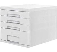 Classeur vertical à 4 tiroirs en plastique durable pour la maison, le bureau, le classement de documents et les solutions de gestion des données