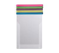 Classeur vertical en plastique à ouverture par levier, 16 kbps, grande capacité, avec inserts transparents, multi-usages(One Size)