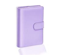 Classeurs à Anneaux a5, Portfolio a5 En Pu Cuir, Porte Documents Multifonctionnel, Classeurs à Feuilles a5 (mauve)