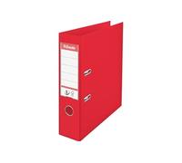 Esselte, N°1 Power, Pack de 5 Classeurs à levier, Rouge, Dos 75mm, A4, PP, 162530