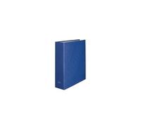 OXFORD Classeur Balacron A4XL Dos 80mm 4 Anneaux en D Couverture Carte Rembordée en PVC Bleu Marine