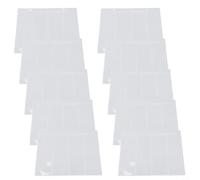 Classeurs Billets Collection 10 pour pages 4 Poches PVC Classeurs | Dimensions 252x200mm, 4 poches par page, format standard pour classeurs numismatiques européens