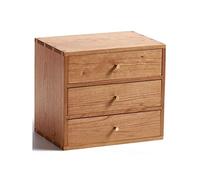 - Classeurs en bois papeterie cosmétiques rangement dossier stockage bureau gestionnaire boîte de rangement (couleur : A) (couleur : A) (couleur : A) (A)