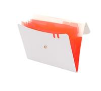 Classeurs extensibles, 3 pièces, format A4, organisateur accordéon, 7 poches for l'école et le bureau Pour Reçus, Factures, Chèques(White)