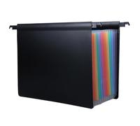 Classeurs suspendus 13 pochettes, capacité, format A4, organiseur de dossiers extensibles de 13, 8 pouces avec onglets, dossiers avec double crochets pour armoire à, style 1