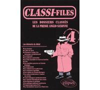 Classi-files 4 Tome 4 - Collectif - Ellipses - broché - Scolaire / Universitaire