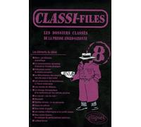Classi-files 8 - Les dossiers classés de la presse anglo-saxonne Tome 8 Les dossiers classes de la presse anglophone - Collectif - Ellipses - broché - Scolaire / Universitaire