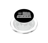 Classi Rock & Roll Music Vinyl Drapeau américain rétro PopSockets PopGrip pour MagSafe