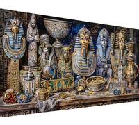Classic 1000piece Puzzle Egyptian Art Egyptian Pharaoh Large Art Crafts Home Wall Decoration 50x70cm