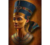 Classic 1000piece Puzzle of Egyptian Queen, African Indian Woman, Made of Paper, Antique Style, Suitable for All Ages, 38x52cm