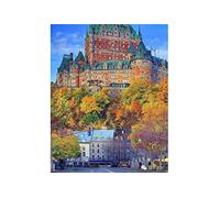 Classic 1000piece Puzzle of Quebec City, Canada, Perfect for Wall Art, Home Decor, 50x70cm