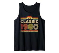 Classic 1980 Vintage Year 1980 Classic Birthday Men Women Débardeur