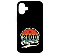 Classic 2000 Original Vintage Birthday Est Édition Limitée Coque pour iPhone 16 Plus