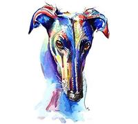 Classic 2000piece Jigsaw Puzzle Whippet Painting Bedside Art Crafts Home Decor Decoration Gift 70x100cm