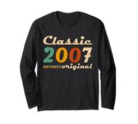 Classic 2007 Original Men Women Birth of Birthday Vintage Manche Longue