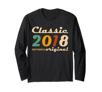 Classic 2018 Original Men Women Birth of Birthday Vintage Manche Longue