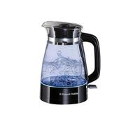 Russell Hobbs Bouilloire Electrique verre [Elégante & moderne] Classic (Design unique Carafe, 1,7L, 2400 W, Eclairage Interne LED,Economie d'énergie,Ergonomique,Couvercle amovible) 26080-70