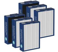 Classic 500/600 Series Lot de 6 filtres de rechange à double protection compatibles avec les purificateurs d'air Blueair 500/600 Series 580i, 680i, 501, 503, 505, 510, 550E, 555EB, 601, 605