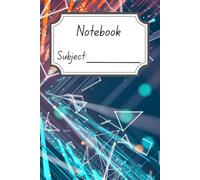 Classic 6 x 9 Geometric Lines Composition Notebook: Perfect for School, Work, Journaling, and Everyday Life