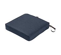 Classic Accessories Montlake FadeSafe 62007INDIGOEC Coussin carré épais et résistant avec Dos résistant à l'eau Bleu Indigo chiné, 43,2 x 43,2 x 3 cm (l x P)