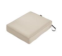 Classic Accessories Montlake FadeSafe Coussin rectangulaire pour Chaise Longue - 12,7 cm d'épaisseur - Coussin de terrasse Robuste avec Dos résistant à l'eau - Beige Antique - 58,4 cm (l) x 63,5 cm