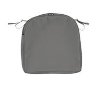 Classic Accessories Montlake Pull Patio Coussin d'assise Slip Cover 18" x 18" Contoured x 2" Thick Light Charcoal