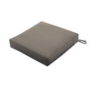 Classic Accessories Ravenna Coussin imperméable carré pour Chaise/Fauteuil de terrasse, Rembourrage en Mousse, 63 x 63 x 13 cm, Taupe foncé