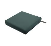 Classic Accessories Ravenna Coussin imperméable carré pour Chaise/Fauteuil de terrasse, Rembourrage en Mousse, 58 x 58 x 13 cm, Vert (Mallard Green)