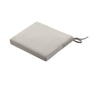 Classic Accessories Ravenna Coussin imperméable pour Chaise de terrasse, 43 x 38 x 5 cm, Gris Clair (Mushroom)
