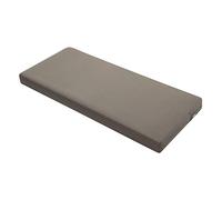 Classic Accessories Ravenna Housse de Coussin et Mousse pour Banc de Patio - Coussin d'extérieur Durable - Taupe foncé, 121,9 x 45,7 x 7,6 cm (l x P x H)