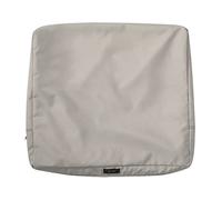 Classic Accessories - Ravenna - Housse de coussin imperméable pour dossier de causeuse/chaise longue de terrasse, 63,5 x 55,9 x 10,2 cm, gris champignon