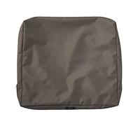 Classic Accessories Ravenna Housse de coussin pour dossier de terrasse - Coussin durable pour extérieur, taupe foncé, 53,3 x 50,8 x 10,2 cm (l x L)