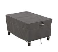 Classic Accessories Ravenna Housse rectangulaire imperméable pour Ottoman/Table d'extérieur 81,3 cm