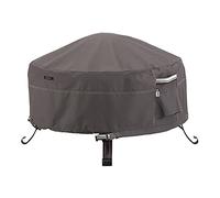 Classic Accessories Ravenna Water-Resistant 30 inch Round Fire Pit Cover, Outdoor Firepit Cover