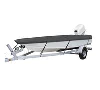 Classic Accessories stormpro Heavy-Duty Boat Cover with Support Pole for Utility/Fishing Boats, StormPro, for Boats 12'-14' L, Up to 68" W