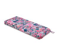 Classic Accessories Vera Bradley Coussin pour Banc de terrasse résistant à l'eau, 122 x 45,7 x 7,6 cm, Corail