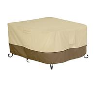 Classic Accessories Veranda Housse de Table carrée imperméable pour brasero d'extérieur 157,7 cm