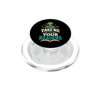 Classic Alien Book Lover Reader Emmenez-Moi à Vos lecteurs PopSockets PopGrip pour MagSafe