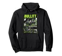 Classic American Muscle Bullitt Car Graphic Demi-ftones Sweat à Capuche