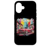 Classic American Muscle Car Guy Petrolheads Coque pour iPhone 16