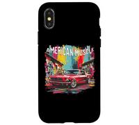 Classic American Muscle Car Guy Petrolheads Coque pour iPhone X/XS