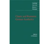 Classic and Romantic German Aesthetics - Cambridge University Press - Cambridge University Press - Livre en Anglais - Hardback Cambridge University PressCambridge University Press (Auteur)